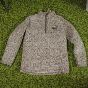 Bundle 3 for $15 - Fuzzy Brown/Beige Sweater 1/4 Zip NWT